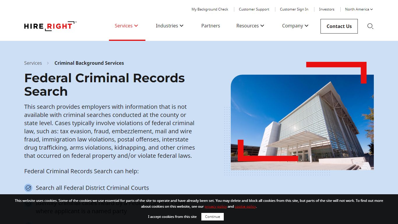 Federal Criminal Records Search | HireRight